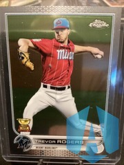 2022 Topps Chrome Base #15 Trevor Rogers - Miami Marlins